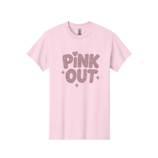 Sparkle Pink Out Rhinestone T-Shirt