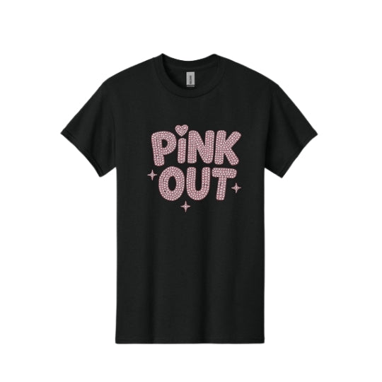 Sparkle Pink Out Rhinestone T-Shirt