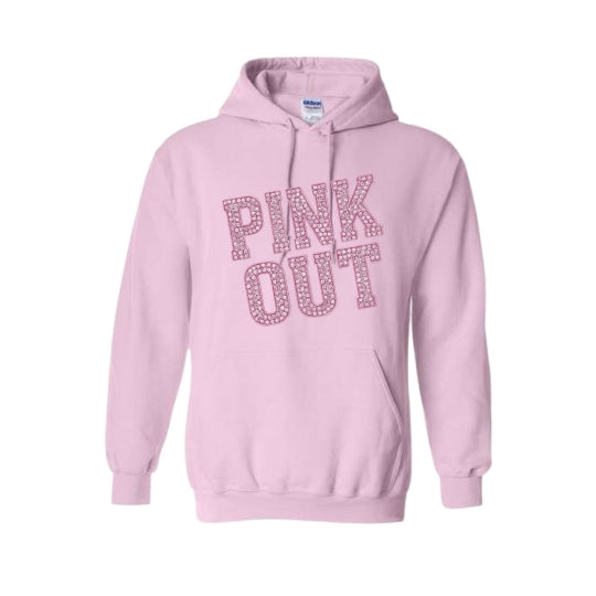 Pink Out Rhinestone Hoodie