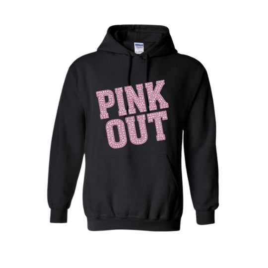 Pink Out Rhinestone Hoodie