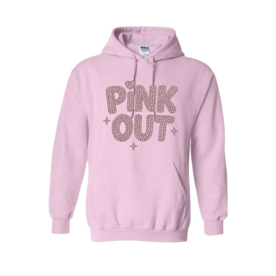 Sparkle Pink Out Rhinestone Hoodie
