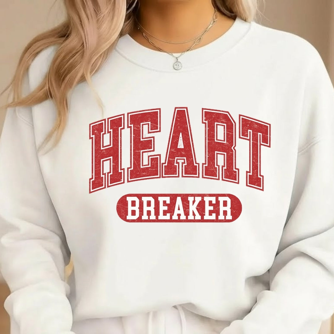 Heart Breaker Sweatshirt & Tee – Bold Valentine’s Day Statement Outfit
