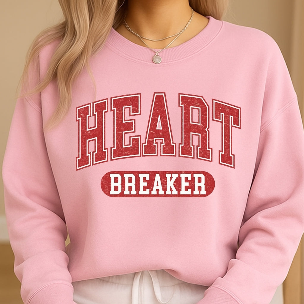 Heart Breaker Sweatshirt & Tee – Bold Valentine’s Day Statement Outfit