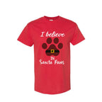Merry & Furry Tees: I Believe in Santa Paws – Cute Christmas Dog Lover Gift