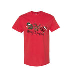Merry & Furry Tees: Merry Woofmas Paw Print Apparel – Festive Dog Lover Christmas Gift