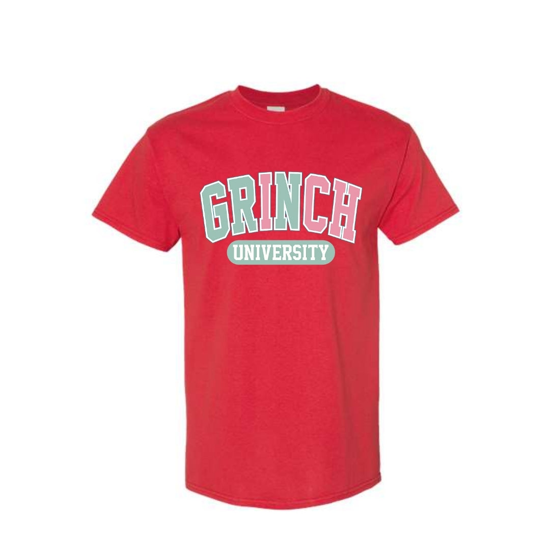 Holiday Shirt -Grinch University Graphic