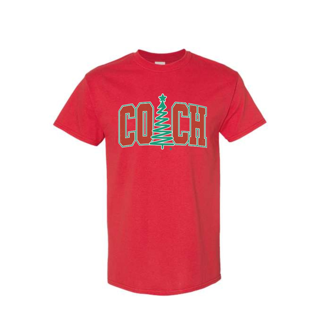 Holiday Shirt - Festive “Coach” Christmas Apparel – Holiday Gift for Sports Coaches