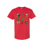 Merry & Furry Tees: Paw Print Christmas Apparel – Festive Dog Lover Holiday Gift