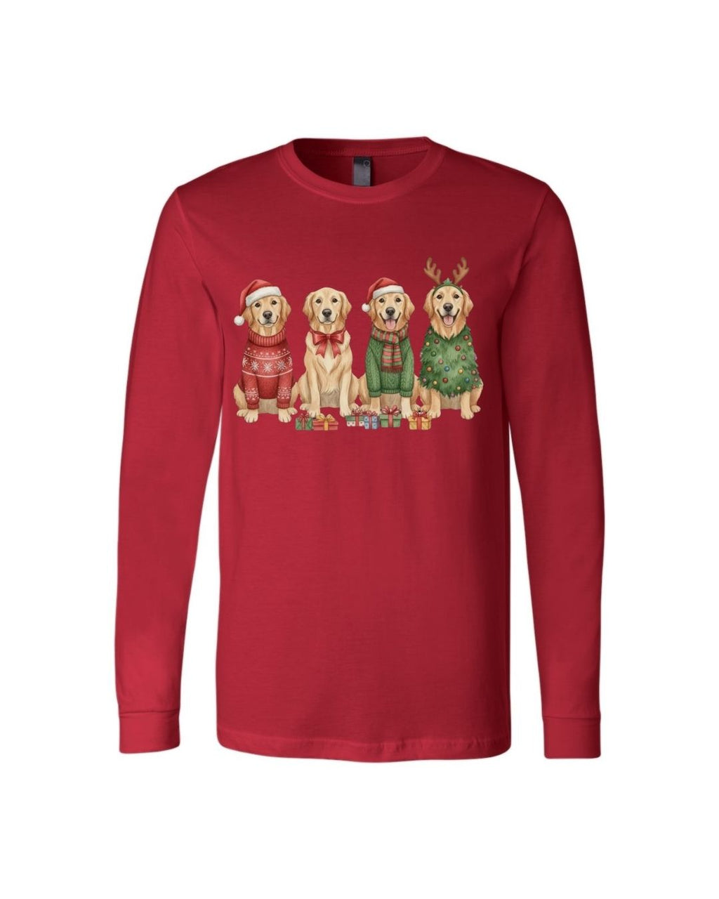 Golden Retriever Christmas Dogs Design – Festive Holiday Dog Lover Gift