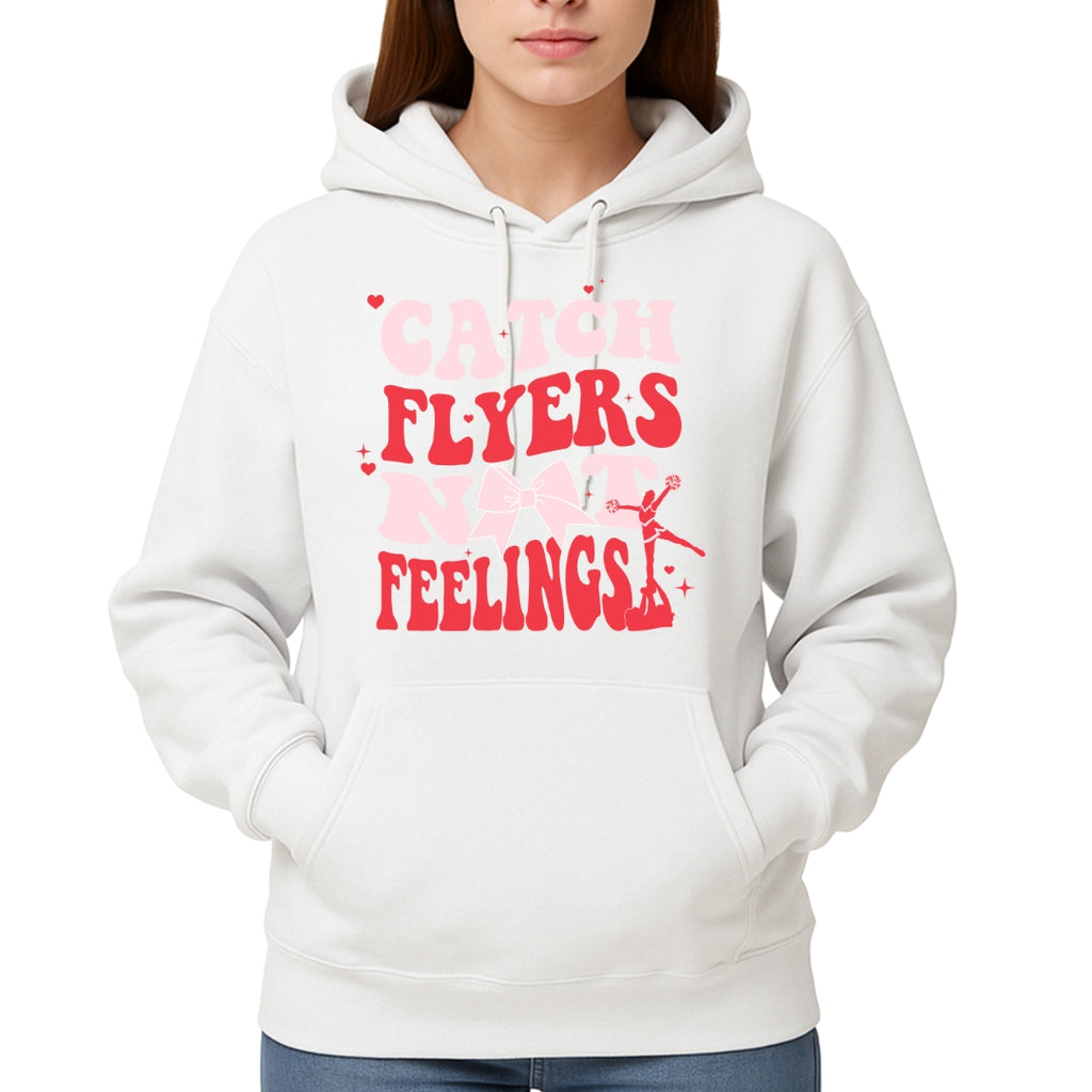 Catch Flyers Not Feelings” Cheer-Inspired Valentine’s Merch