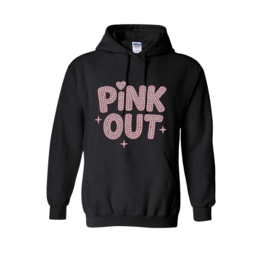 Sparkle Pink Out Rhinestone Hoodie