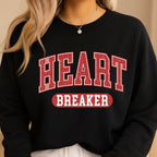 Heart Breaker Sweatshirt & Tee – Bold Valentine’s Day Statement Outfit