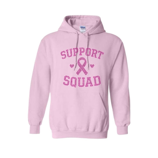 Support Squad Rhinestone Hoodie
