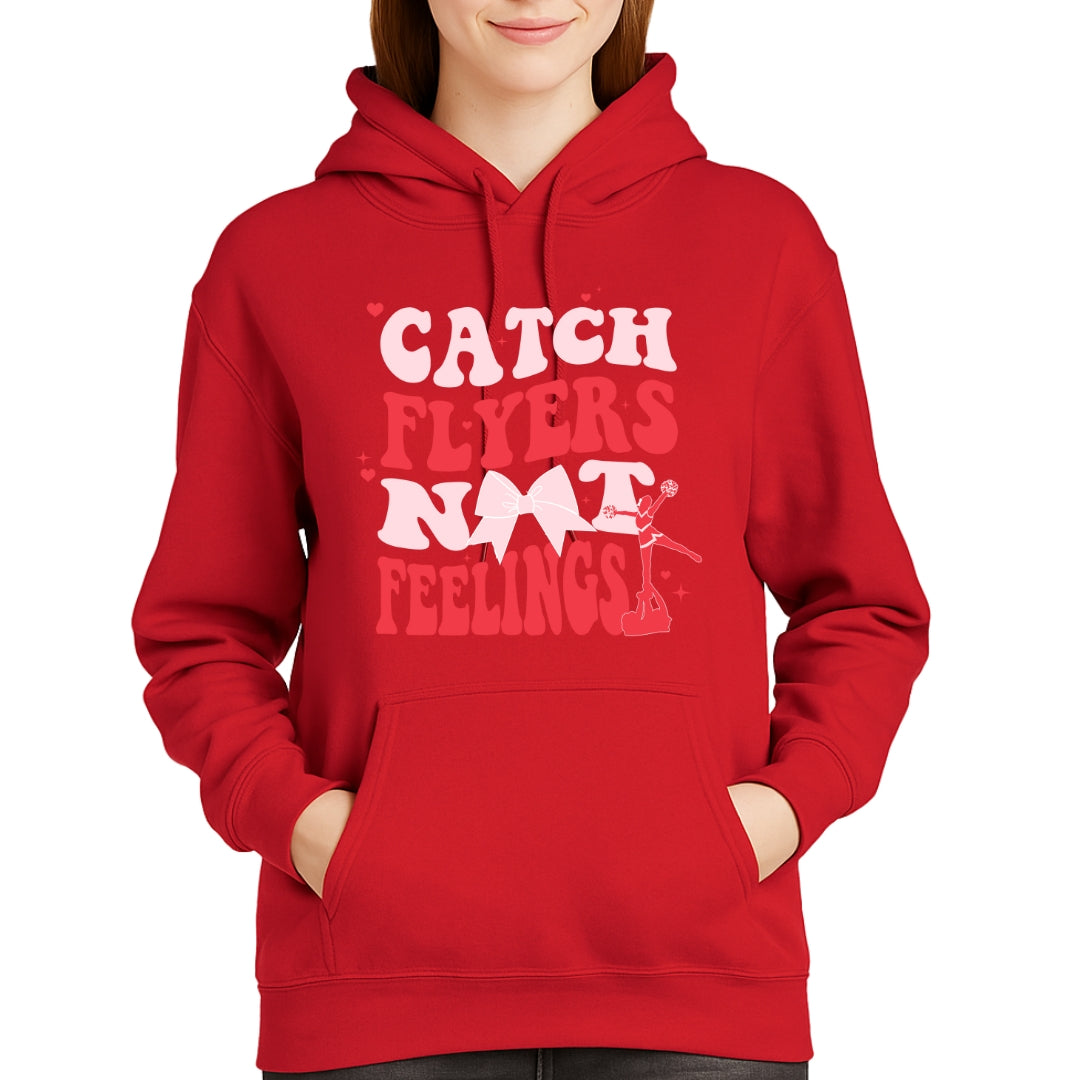 Catch Flyers Not Feelings” Cheer-Inspired Valentine’s Merch