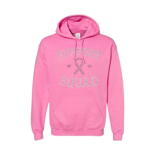 Support Squad Rhinestone Hoodie