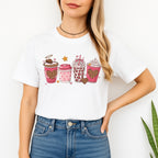 Valentine Coffee Love Sweatshirt & Tee – Cute Pink Coffee Cup Design