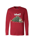 “What?” Holiday Cat Lover Gift