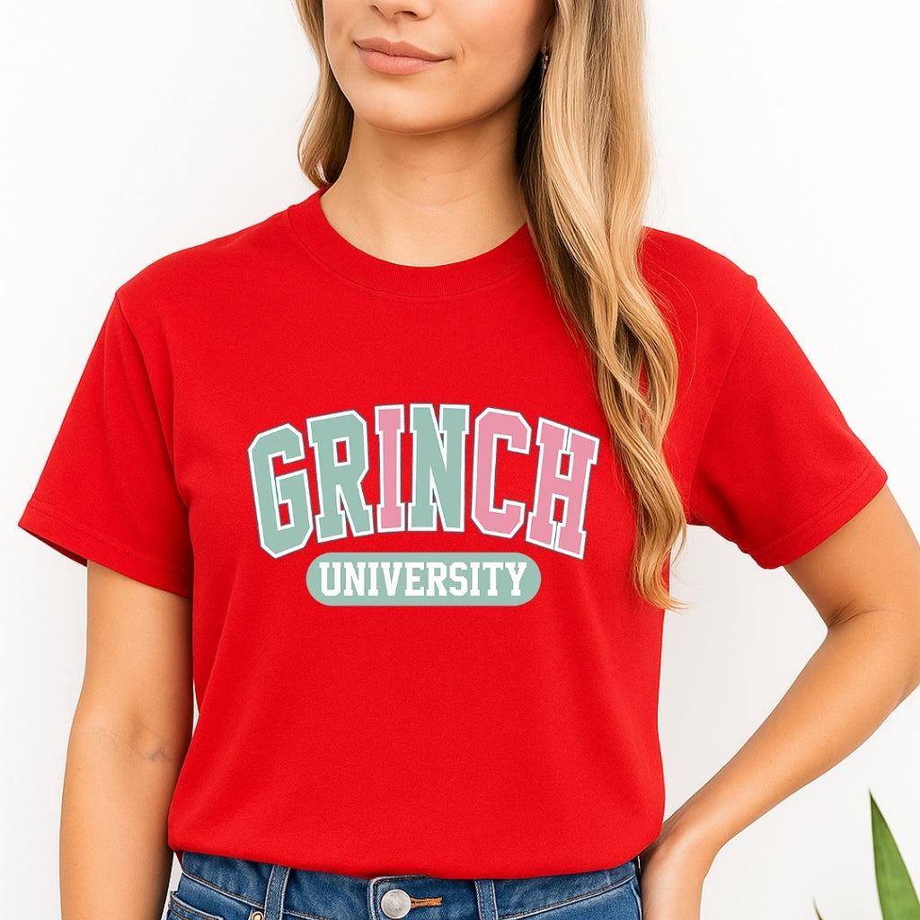 Holiday Shirt -Grinch University Graphic