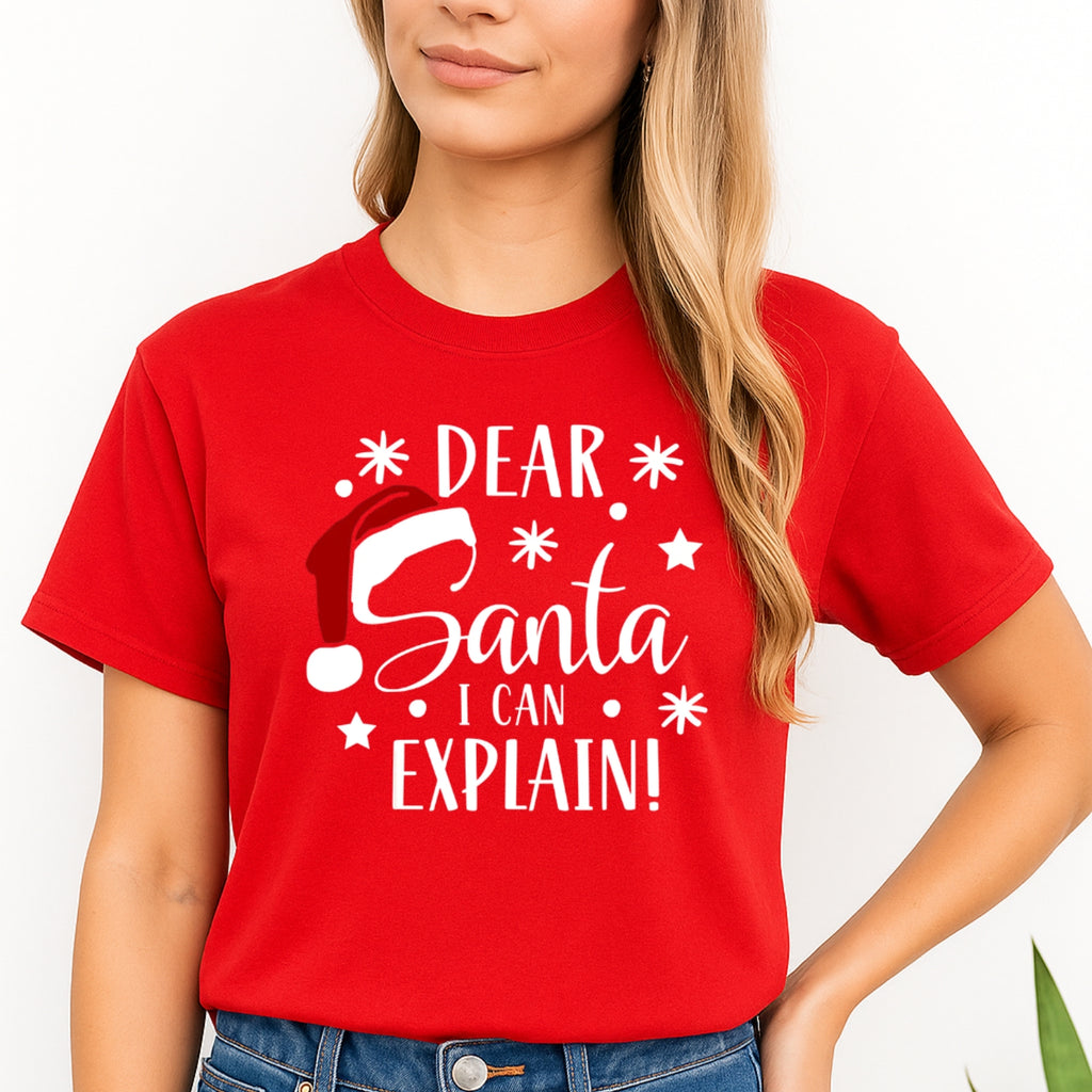 FUNNY HOLIDAY SHIRT: Dear Santa, I Can Explain!