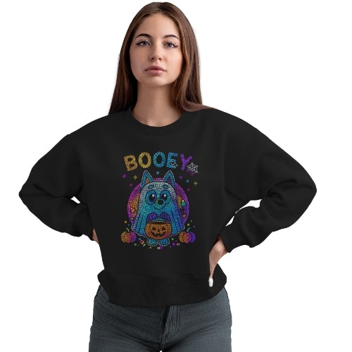 Rhinestone “BOOEY” Halloween Sweatshirt