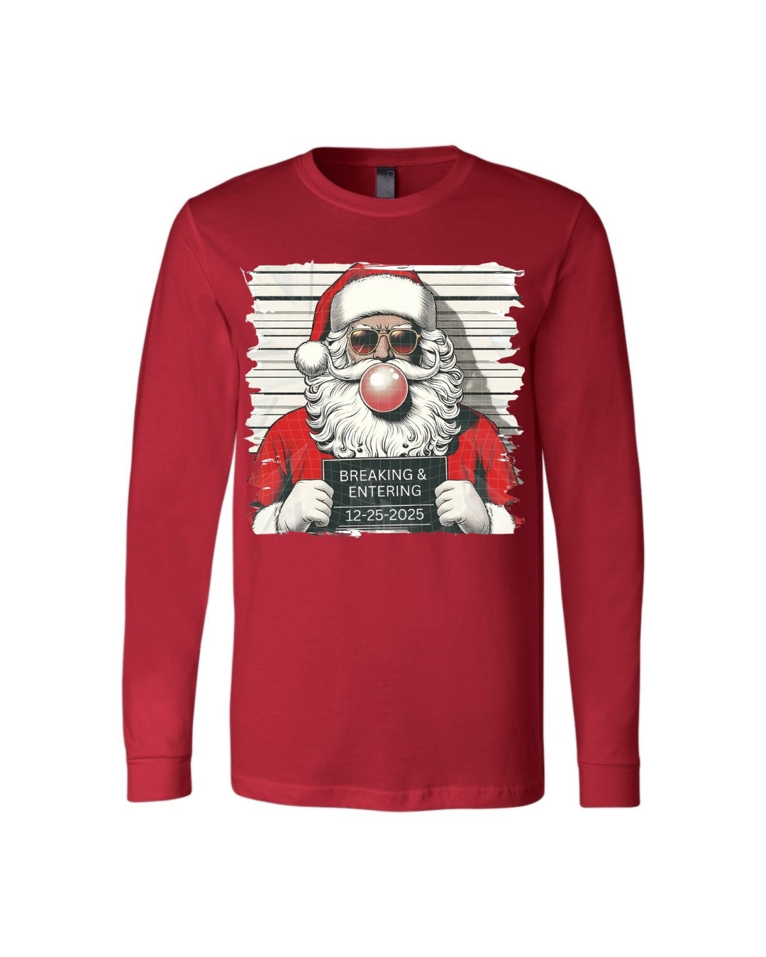 “Santa’s Christmas Mugshot Design”