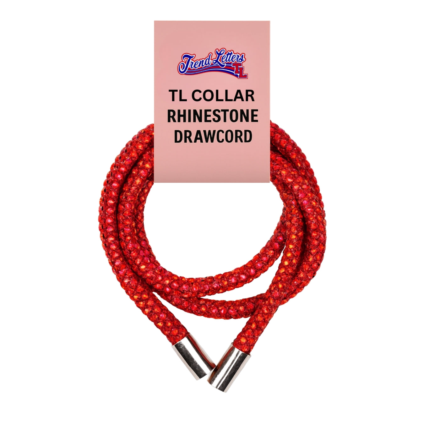 TL COllar Rhinestone Drawcords