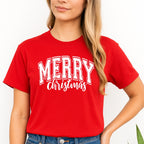 Minimalist Holiday Shirt - “Merry Christmas” Bold Letter Design