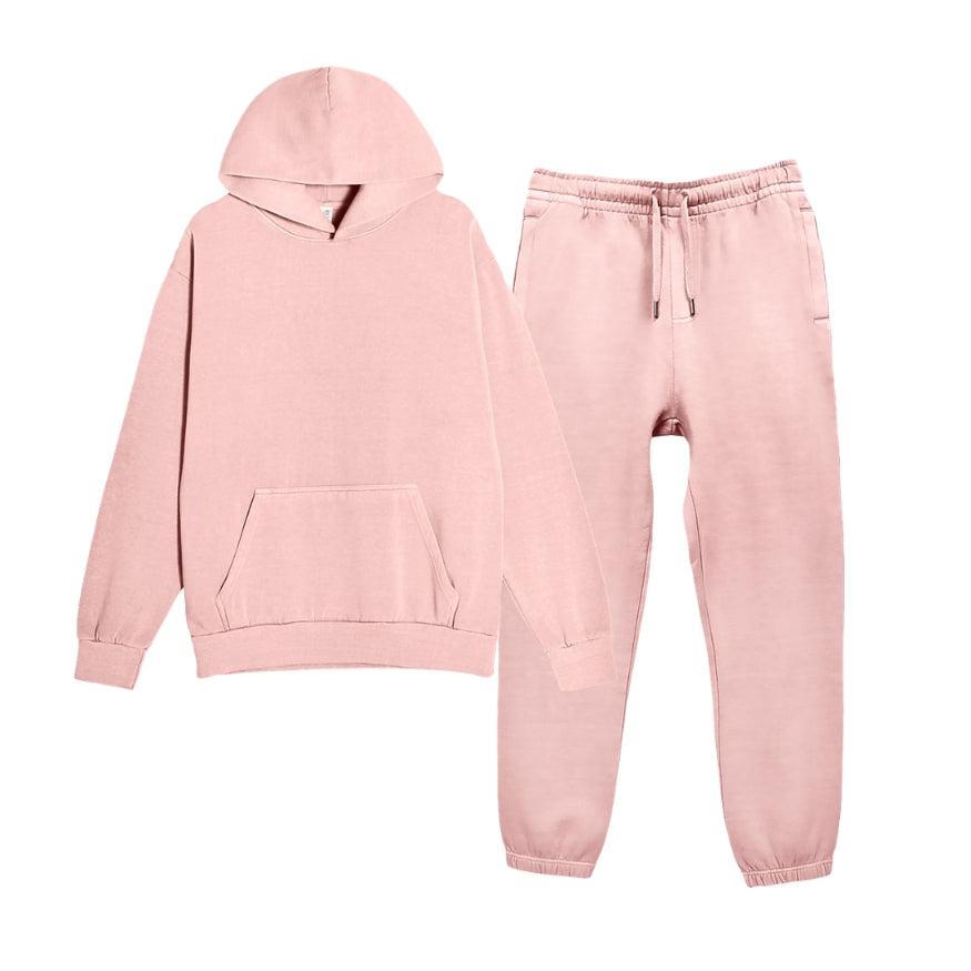 TL Lounge Faded Washed Set – Matching Hoodie & Jogger (Unisex)