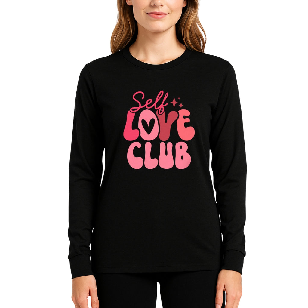 Self Love Club Sweatshirt & Tee – Valentine’s Day Self-Care Outfit
