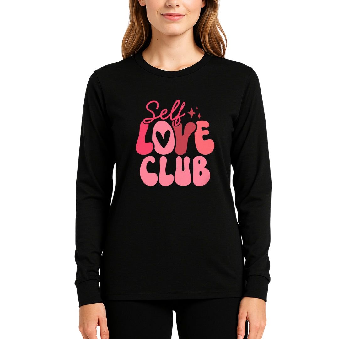 Self Love Club Sweatshirt & Tee – Valentine’s Day Self-Care Outfit