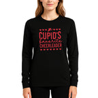 Cupid’s Favorite Cheerleader Valentine Shirt | Cheerleader Valentine Sweatshirt | Cheer Love Apparel