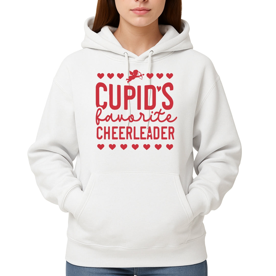 Cupid’s Favorite Cheerleader Valentine Shirt | Cheerleader Valentine Sweatshirt | Cheer Love Apparel