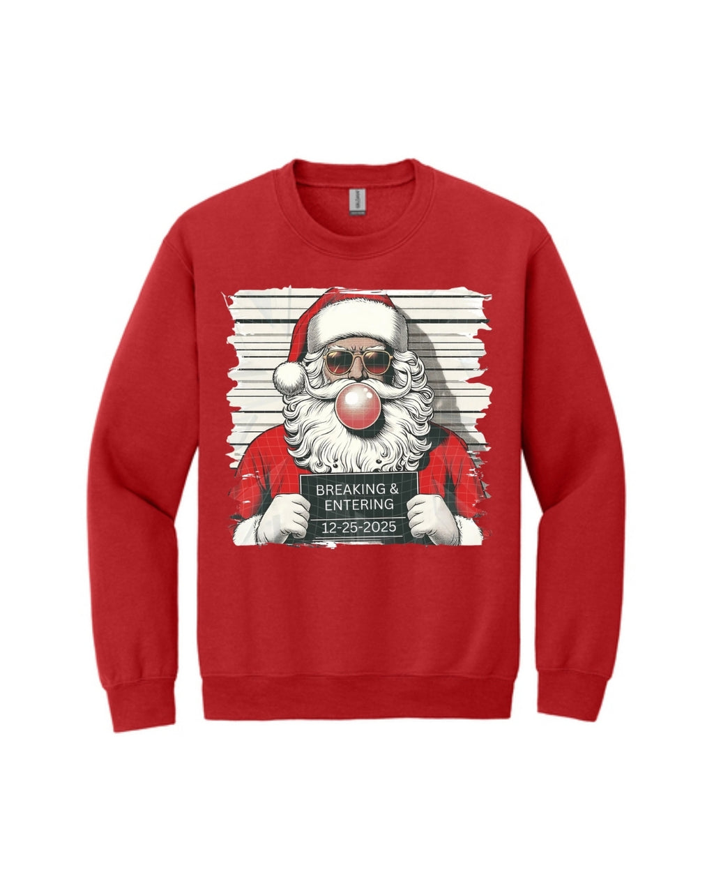 “Santa’s Christmas Mugshot Design”
