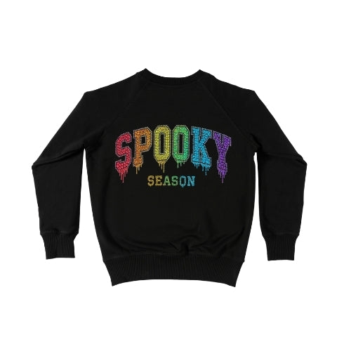 Rhinestone Rainbow “Spooky Season” Sweatshirt