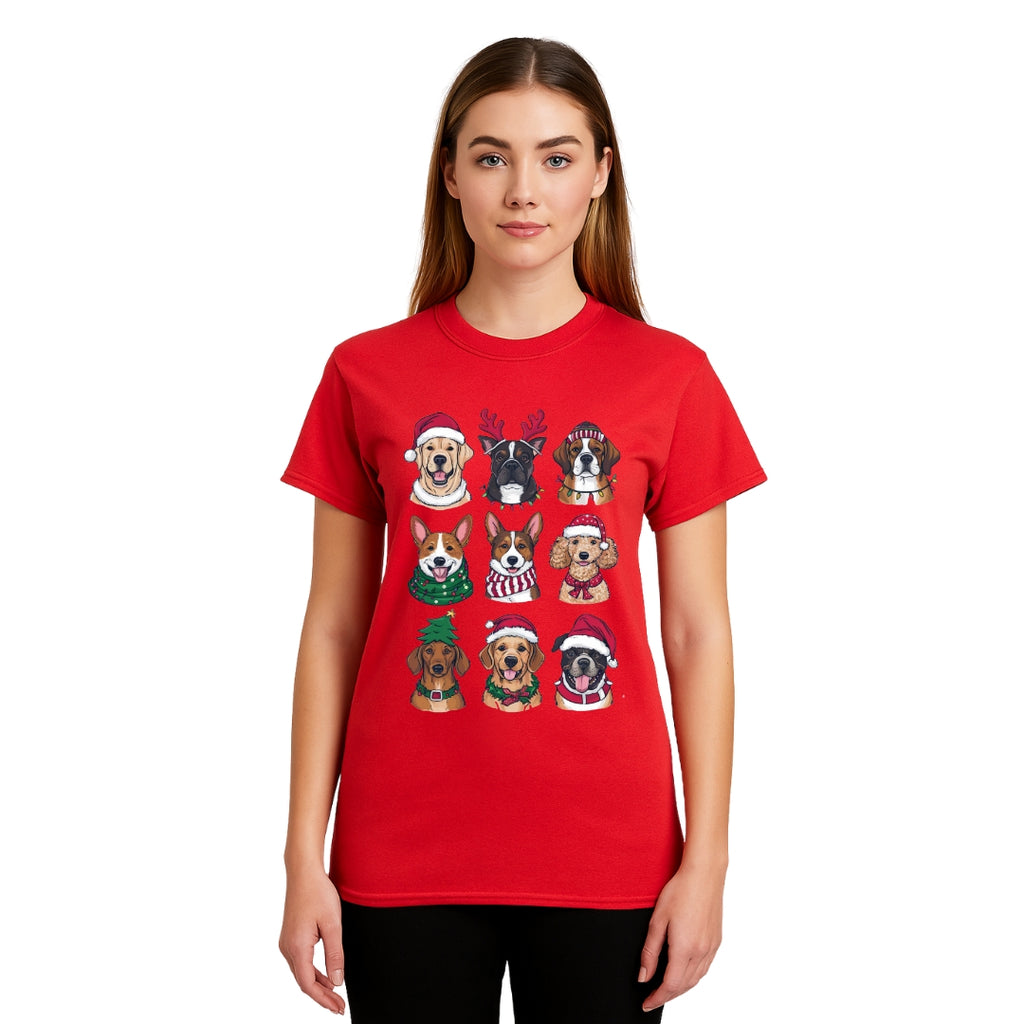 Merry & Furry Tees: Festive Christmas Dog Apparel – Cute Holiday Dog Lover Design