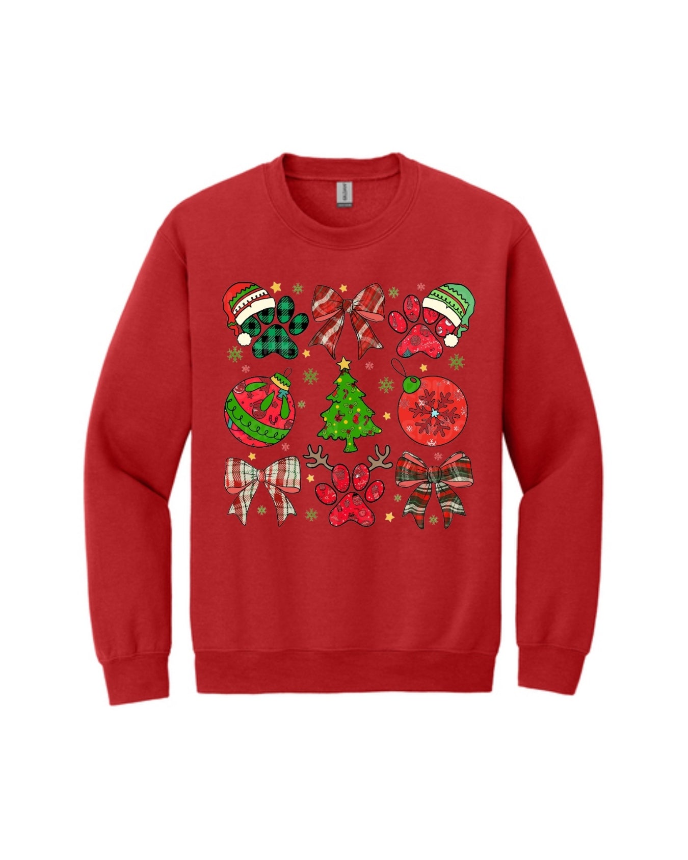 Paw Print Christmas Apparel – Festive Dog Lover Holiday Gift