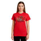 Merry & Furry Tees: Merry Christmas Paw Print Buffalo Plaid Holiday Apparel – Cute Festive Dog Lover Design