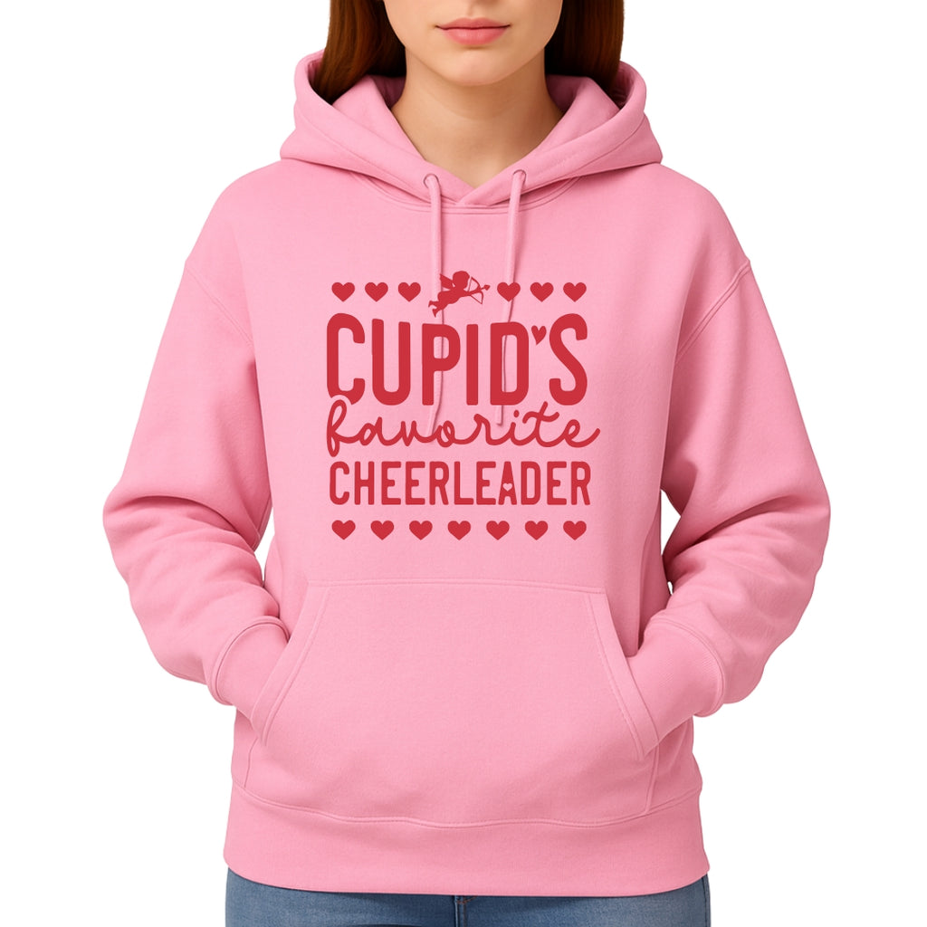 Cupid’s Favorite Cheerleader Valentine Shirt | Cheerleader Valentine Sweatshirt | Cheer Love Apparel
