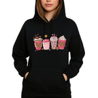 Valentine Coffee Love Sweatshirt & Tee – Cute Pink Coffee Cup Design