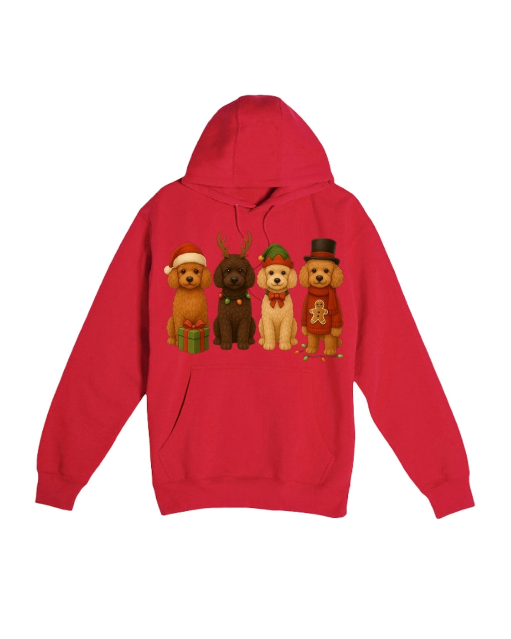 Christmas Poodle Dog Squad Design – Festive Holiday Dog Lover Gift