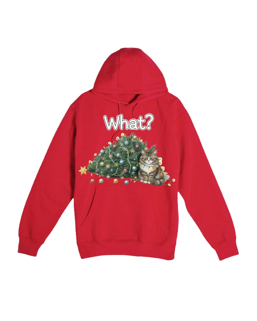 “What?” Holiday Cat Lover Gift