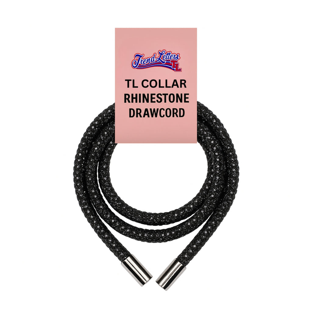 TL Collar Rhinestone Drawcord – Sparkle Replacement Hoodie String