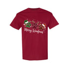 Merry & Furry Tees: Merry Woofmas Paw Print Apparel – Festive Dog Lover Christmas Gift