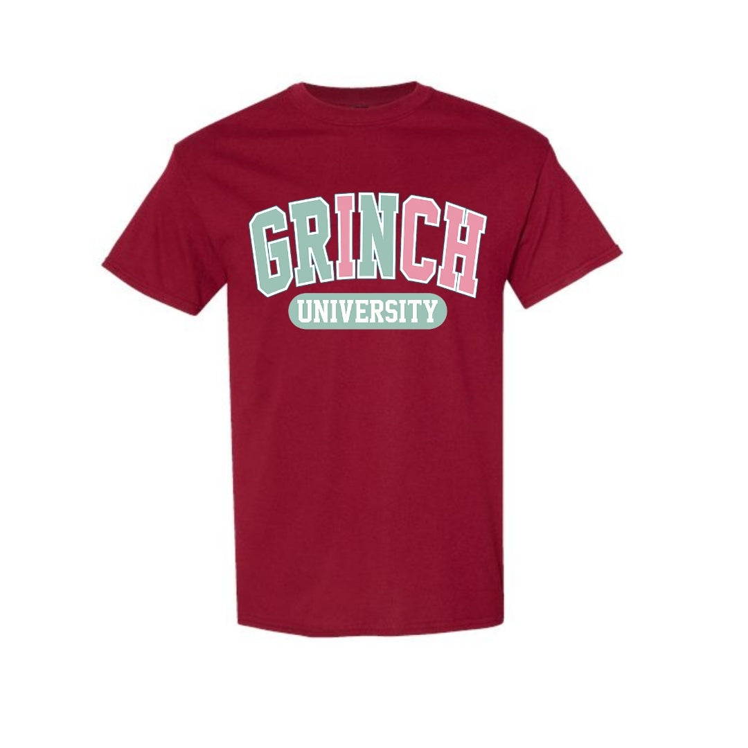 Holiday Shirt -Grinch University Graphic