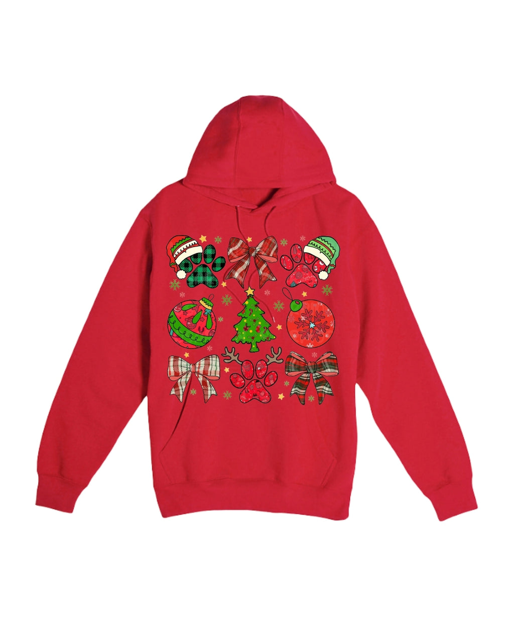 Paw Print Christmas Apparel – Festive Dog Lover Holiday Gift