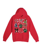 Festive Paw Prints and Christmas Trees