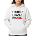 Single Taken Cheer Valentine Shirt | Cheerleader Valentine Sweatshirt | Cheer Life Apparel