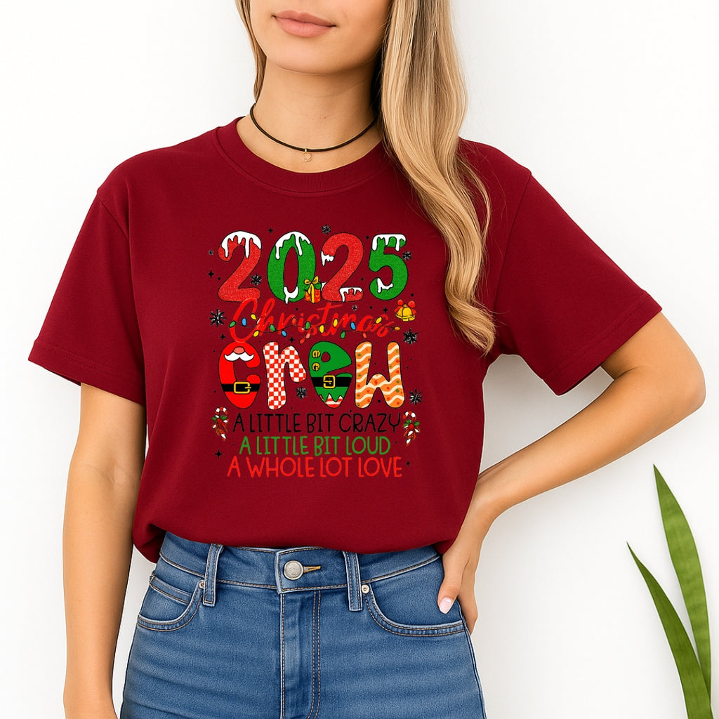 Holiday Shirt - “2025 Christmas Crew” Holiday Design