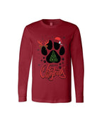 Merry Christmas Paw Print Holiday Apparel – Festive Pet Lover Christmas Design