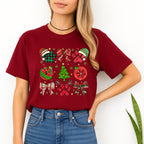 Merry & Furry Tees: Paw Print Christmas Apparel – Festive Dog Lover Holiday Gift